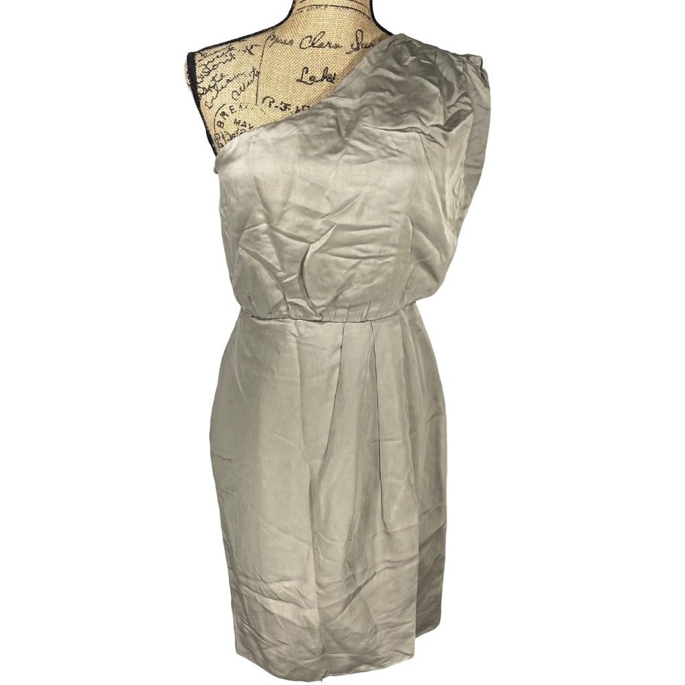 French Connection One Shoulder short Dress Size 8 Green